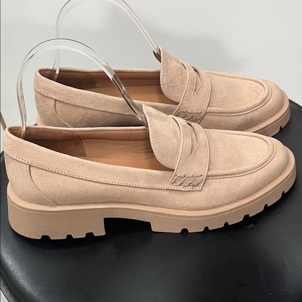 NWOT a new day Women's Archie Loafer Flats - Taupe Brown - Picture 3 of 8